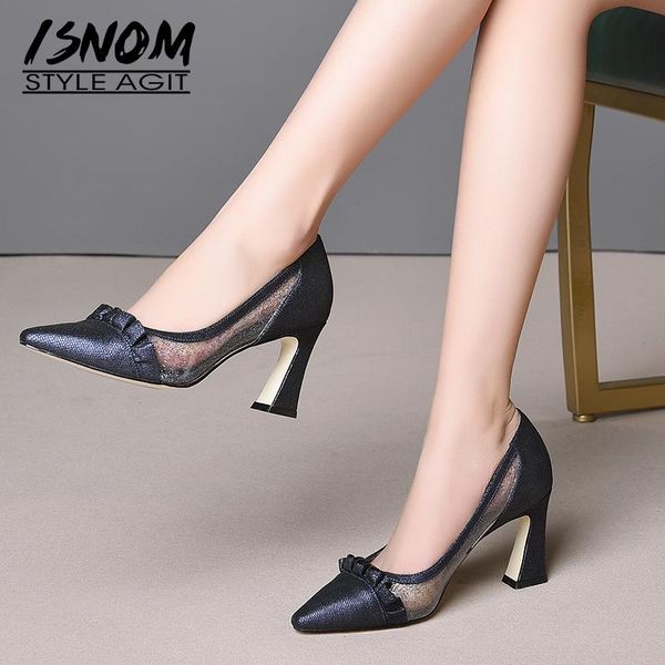 dress shoes isnom sheepskin pumps women pointed toe footwear transparent shallow female pleated high heels woman spring 2021, Black
dress shoes isnom sheepskin pumps women pointed toe footwear transparent shallow female pleated high heels woman spring 2021, Black