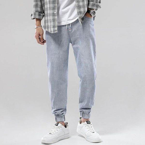 2021 men casual jeans spring summer elastic waist harem pants male washed denim pants mens light blue trousers -4xl
2021 men casual jeans spring summer elastic waist harem pants male washed denim pants mens light blue trousers -4xl