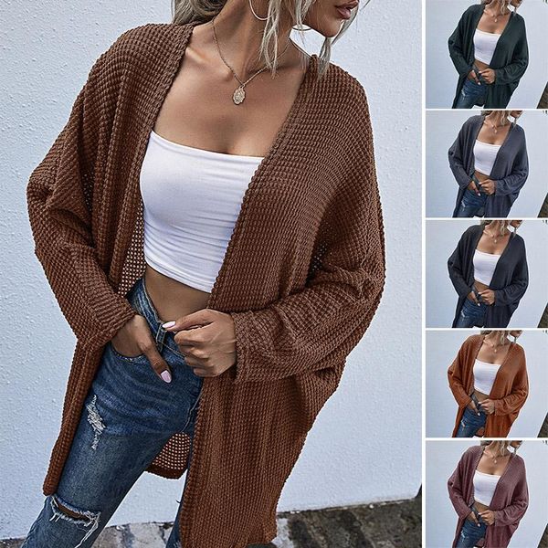 women's knits & tees autumn long bat sleeve knit cardigan jacket solid color knitted casual loose, White
women's knits & tees autumn long bat sleeve knit cardigan jacket solid color knitted casual loose, White