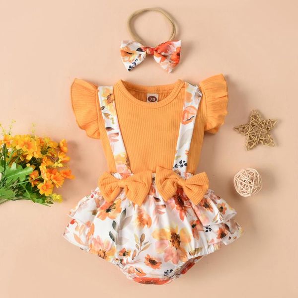 clothing sets baby girl clothes solid color born outfits set ribbed romper bodysuit +floral suspender shorts summer, White
clothing sets baby girl clothes solid color born outfits set ribbed romper bodysuit +floral suspender shorts summer, White