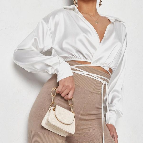 women's blouses & shirts zxqj vintage women satin white 2021 summer fashion ladies v neck short casual femal chic blouse girls coo
women's blouses & shirts zxqj vintage women satin white 2021 summer fashion ladies v neck short casual femal chic blouse girls coo