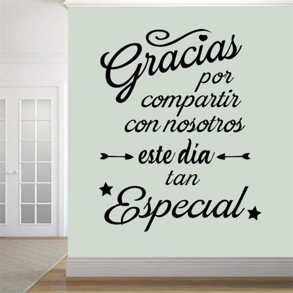 wall stickers gracias por compartir con nosotros spanish quotes decals mural bedroom livingroom decoration poster ru2502
wall stickers gracias por compartir con nosotros spanish quotes decals mural bedroom livingroom decoration poster ru2502