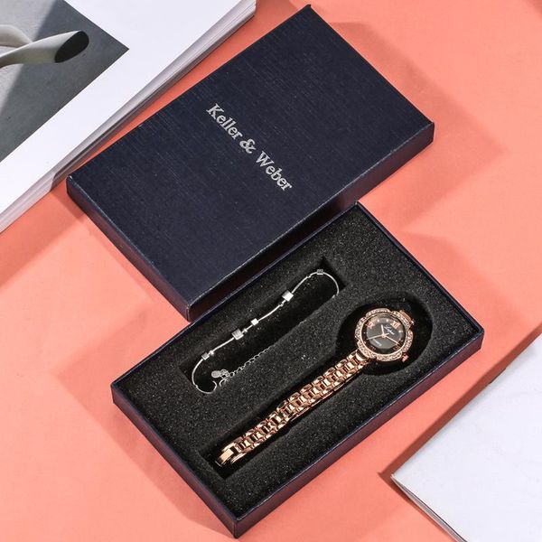 wristwatches fashionable leisure ladies' quartz watch bracelet gift set luxurious women's jewelry buckle, Slivery;brown
wristwatches fashionable leisure ladies' quartz watch bracelet gift set luxurious women's jewelry buckle, Slivery;brown