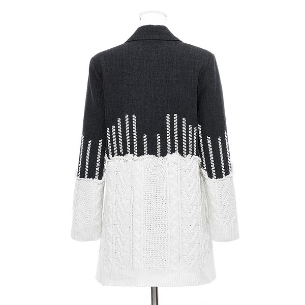 hit color patchwork women winter coats lapel collar long sleeve knitting jacket elegant female 2020 fashion new, Black;brown
hit color patchwork women winter coats lapel collar long sleeve knitting jacket elegant female 2020 fashion new, Black;brown
