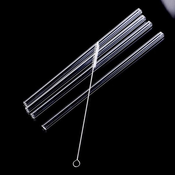 drinking straws 4pcs events party favors supplies accessories straight glass tube reusable straw sucker with cleaning brush
drinking straws 4pcs events party favors supplies accessories straight glass tube reusable straw sucker with cleaning brush