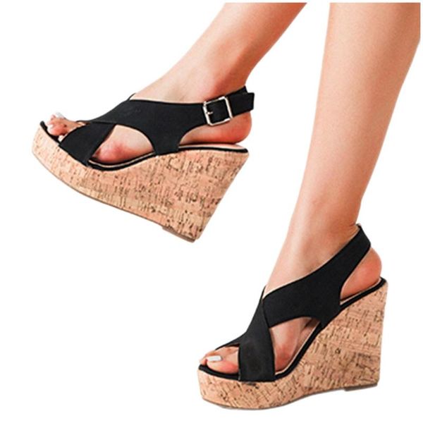 high heel platforms sandals women summer plus size beach casual shoes female wood rome sandal cross strap rome sandalias, Black
high heel platforms sandals women summer plus size beach casual shoes female wood rome sandal cross strap rome sandalias, Black