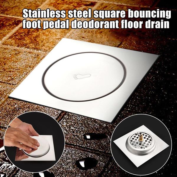 other bath & toilet supplies stainless steel bouncing floor drain sewer anti-blocking filter shower cover metal anti-smell pedal bathroom es
other bath & toilet supplies stainless steel bouncing floor drain sewer anti-blocking filter shower cover metal anti-smell pedal bathroom es