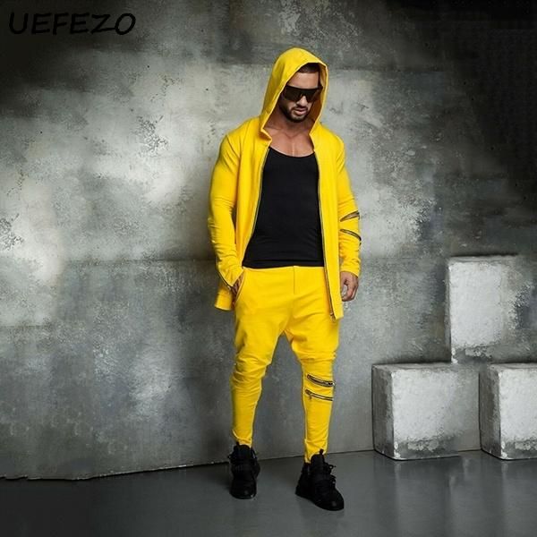 men's tracksuits uefezo men 2 piece tracksuit set hip hop sweat suit streetwear hoodie jacket sweatpants zipper pocket joggers sportswe, Gray
men's tracksuits uefezo men 2 piece tracksuit set hip hop sweat suit streetwear hoodie jacket sweatpants zipper pocket joggers sportswe, Gray