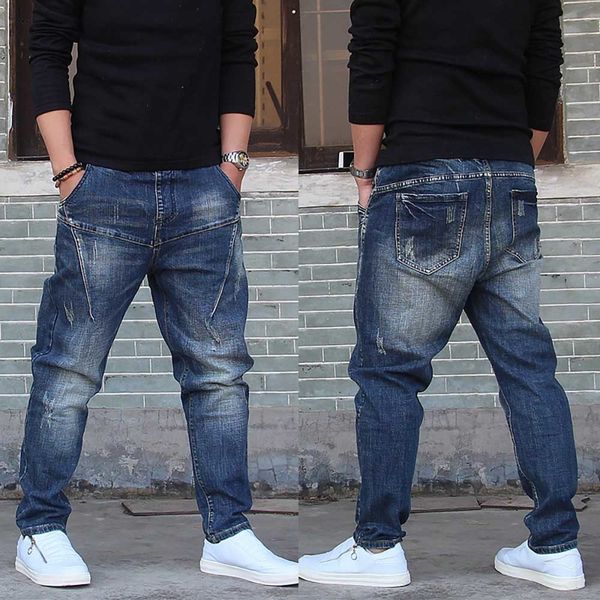 2021 new mode harem male denim loose cotton baggy hip hop pants korean jeans corridors men's clothes lm85, Blue
2021 new mode harem male denim loose cotton baggy hip hop pants korean jeans corridors men's clothes lm85, Blue