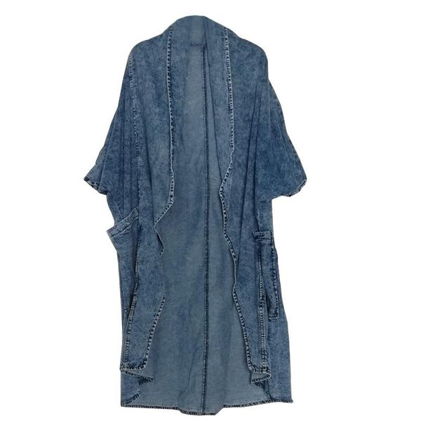 women's jackets women denim jacket batwing sleeve turn down collar jeans coat female fashion loose long coats, Black;brown
women's jackets women denim jacket batwing sleeve turn down collar jeans coat female fashion loose long coats, Black;brown