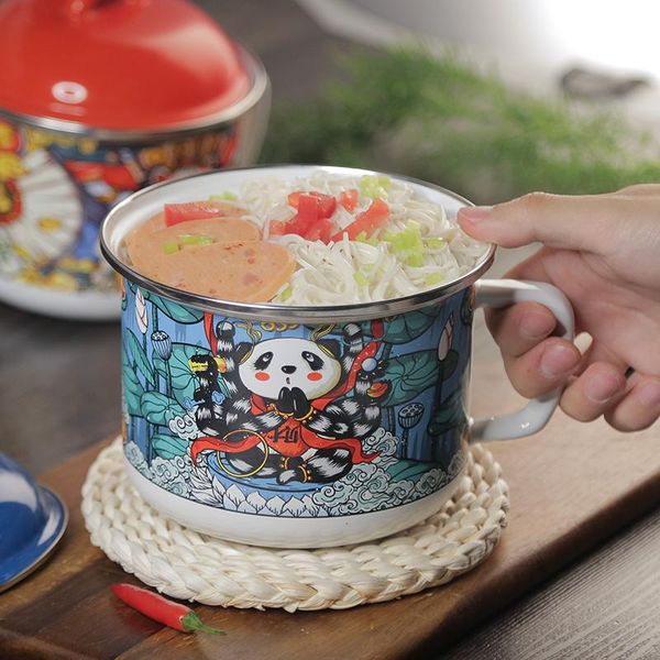 mugs chinese style cartoon cat panda mug enamel pot for induction cooker tea cup coffee milk oatmeal with lid water
mugs chinese style cartoon cat panda mug enamel pot for induction cooker tea cup coffee milk oatmeal with lid water
