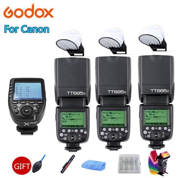 3x godox685c 2.4g wireless hss 1/8000s e-ttl ii camera flash speedlite + x1t-c transmitter trigger for dslr cameras
3x godox685c 2.4g wireless hss 1/8000s e-ttl ii camera flash speedlite + x1t-c transmitter trigger for dslr cameras