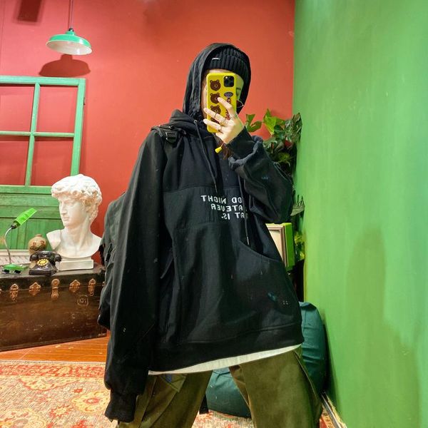 women's hoodies & sweatshirts harajuku street hip hop handsome loose bf large casual fleece thickened winter hooded women sweatshirt, Black
women's hoodies & sweatshirts harajuku street hip hop handsome loose bf large casual fleece thickened winter hooded women sweatshirt, Black