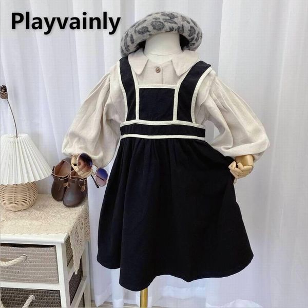 clothing sets 2021 girls long sleeve shirt+black slip dress fashion 2pcs outfit baby clothes 2-6y e21110, White
clothing sets 2021 girls long sleeve shirt+black slip dress fashion 2pcs outfit baby clothes 2-6y e21110, White