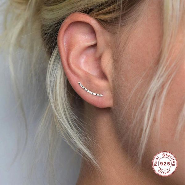 stud aide 925 sterling silver wavy line earrings ear crawlers wedding jewelry trendy geometric earring women gift, Golden;silver
stud aide 925 sterling silver wavy line earrings ear crawlers wedding jewelry trendy geometric earring women gift, Golden;silver