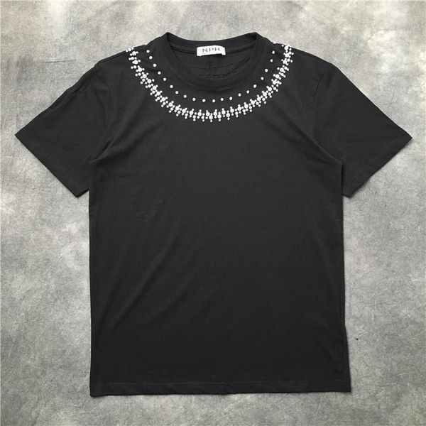 men's t-shirts 19ss men gentleman handmade beaded drilling t shirts t-shirt hip hop skateboard street cotton tee kenye g18, White;black
men's t-shirts 19ss men gentleman handmade beaded drilling t shirts t-shirt hip hop skateboard street cotton tee kenye g18, White;black