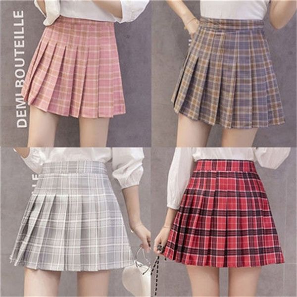 chic high waist pleated skirt plaid skirt female summer skirts women short skirt mini a-line clothes womens harajuku jk clothes 210315, Black
chic high waist pleated skirt plaid skirt female summer skirts women short skirt mini a-line clothes womens harajuku jk clothes 210315, Black