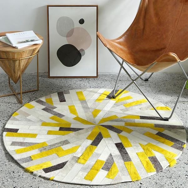 carpets handmade cow fur rug round carpet study computer chair for living room coffee table mat bedroom bedside tapis
carpets handmade cow fur rug round carpet study computer chair for living room coffee table mat bedroom bedside tapis