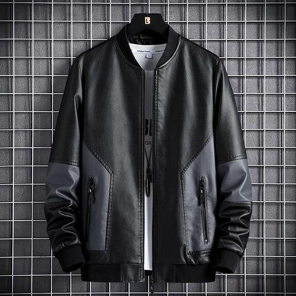 brand spring autumn men leather jackets classic slim fit male pu leather coats motorcycle biker streetwear smart casual, Black;brown
brand spring autumn men leather jackets classic slim fit male pu leather coats motorcycle biker streetwear smart casual, Black;brown