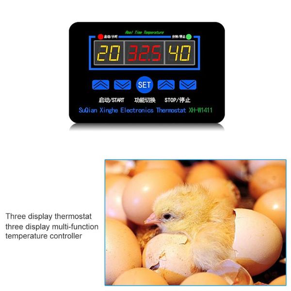 smart home control w1411 digital temperature meter controller thermostat regulator egg incubator scope of application greenhouse cultivation
smart home control w1411 digital temperature meter controller thermostat regulator egg incubator scope of application greenhouse cultivation