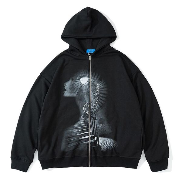 oversized abstract printed zipper sweatshirts men womens cardigan novelty fleece hoodies oversized sweatshirt men's fashion hip hop, Black
oversized abstract printed zipper sweatshirts men womens cardigan novelty fleece hoodies oversized sweatshirt men's fashion hip hop, Black