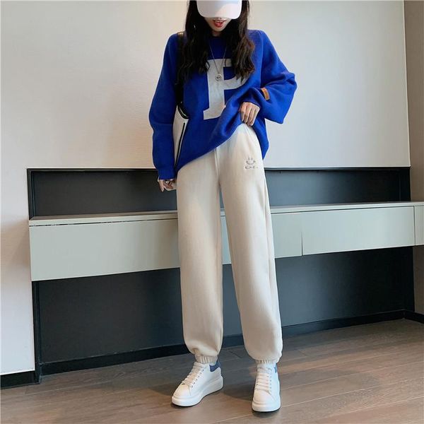 women's pants & capris autumn winter women 2021 fashion casual loose ladies mink velvet thickened warm chenille slacks trousers female, Black;white
women's pants & capris autumn winter women 2021 fashion casual loose ladies mink velvet thickened warm chenille slacks trousers female, Black;white