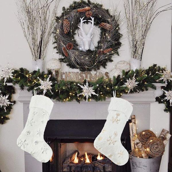 christmas decorations fillers stockings bulk pack white stocking gift bags present weihnachten home garden ag50wz
christmas decorations fillers stockings bulk pack white stocking gift bags present weihnachten home garden ag50wz