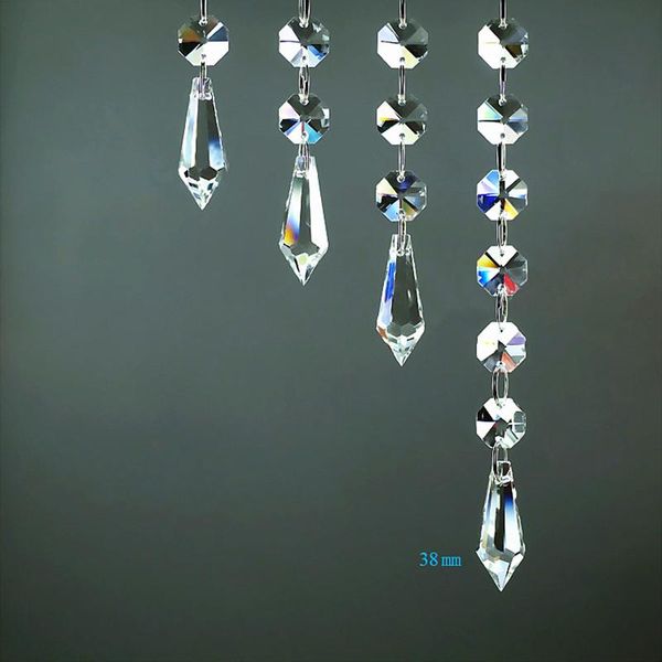 30pcs/lot crystal octagon beads with 38mm crystal prism for chandelier pendant & lamp curtain accessories
30pcs/lot crystal octagon beads with 38mm crystal prism for chandelier pendant & lamp curtain accessories
