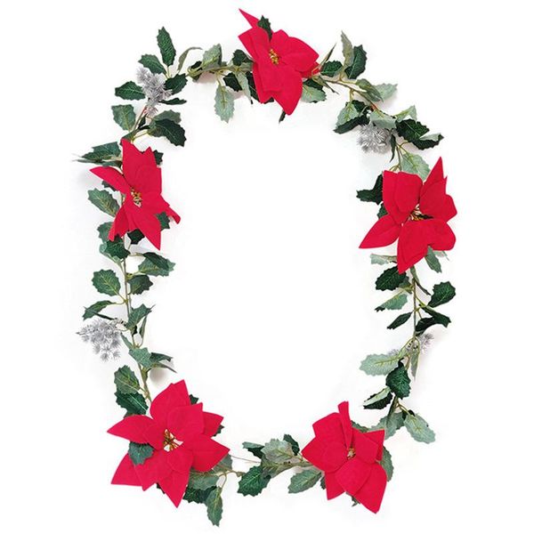 decorative flowers & wreaths christmas rattan garland artificial garlands long hanging for wall and home decoration (flower/berry)
decorative flowers & wreaths christmas rattan garland artificial garlands long hanging for wall and home decoration (flower/berry)