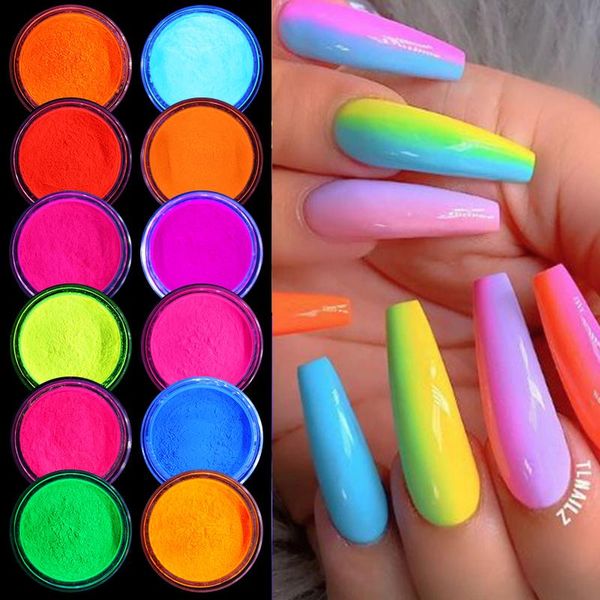 nail glitter 12 boxes neon pigment powder set fluorescent shinny ombre chrome dust diy gel polish for nails art decor 6, Silver;gold
nail glitter 12 boxes neon pigment powder set fluorescent shinny ombre chrome dust diy gel polish for nails art decor 6, Silver;gold