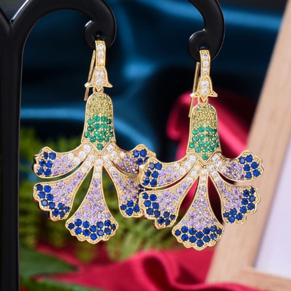 dangle & chandelier godki trendy leaves flower earring for women wedding cubic zirconia dubai bridal earrings costume jewelry summer party, Silver
dangle & chandelier godki trendy leaves flower earring for women wedding cubic zirconia dubai bridal earrings costume jewelry summer party, Silver