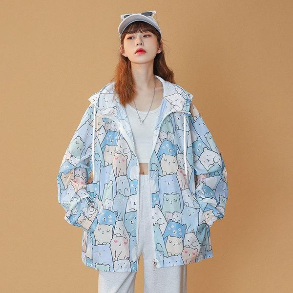 women's jackets sun protection jacket summer thin print uv long-sleeved coat female, Black;brown
women's jackets sun protection jacket summer thin print uv long-sleeved coat female, Black;brown
