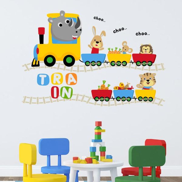 wall stickers cartoon animal train kids room decor baby bedroom sticker home self-adhesive wallpaper mural gift
wall stickers cartoon animal train kids room decor baby bedroom sticker home self-adhesive wallpaper mural gift
