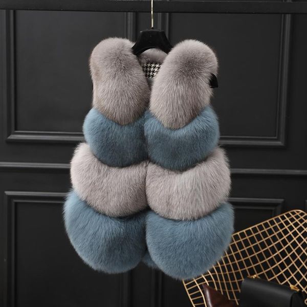 women's fur & faux vintage elegant real sleeveless jacket for women autumn winter2021 warm vest female chaleco mujer zjt1275, Black
women's fur & faux vintage elegant real sleeveless jacket for women autumn winter2021 warm vest female chaleco mujer zjt1275, Black