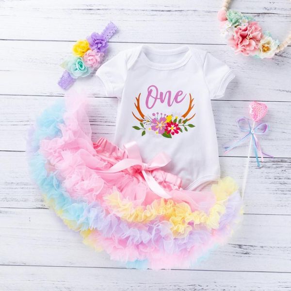 clothing sets 3pc toddler baby girl clothes birthday printing short sleeve romper dot gauze skirt suit kleding, White
clothing sets 3pc toddler baby girl clothes birthday printing short sleeve romper dot gauze skirt suit kleding, White