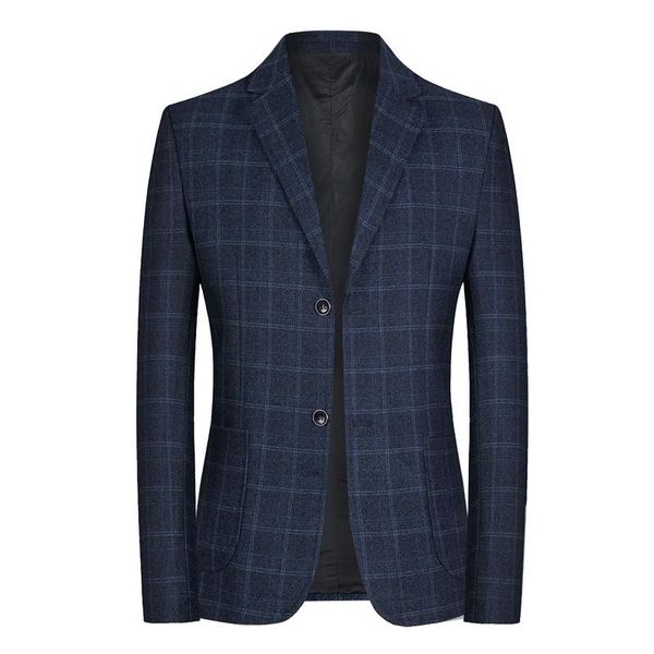 men's suits & blazers business fashion suit jacket plaid style casual single button slim fit grid dress coat blazer men high-grade leis, White;black
men's suits & blazers business fashion suit jacket plaid style casual single button slim fit grid dress coat blazer men high-grade leis, White;black