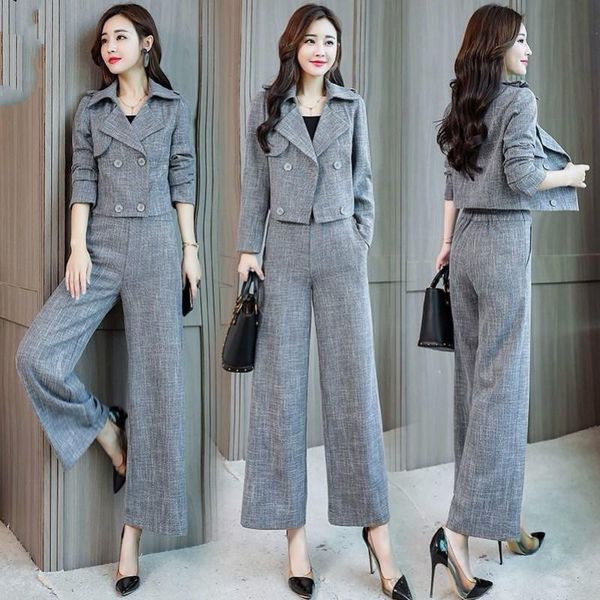 2021 autumn winter woolen two piece sets outfits women short coat and wide leg pants suits elegant office korean sets y383, White
2021 autumn winter woolen two piece sets outfits women short coat and wide leg pants suits elegant office korean sets y383, White