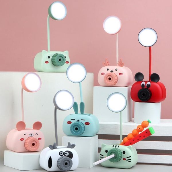 book lights cartoon led desk lamp usb power supply with pencil sharpener pen holder table for child student eye protection night lilght
book lights cartoon led desk lamp usb power supply with pencil sharpener pen holder table for child student eye protection night lilght