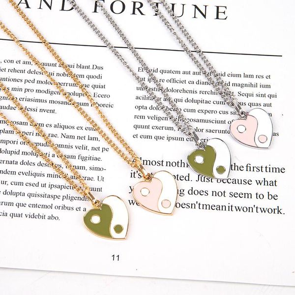 chains vintage gossip tai chi heart necklace simple yin yang necklaces for women girls fashion jewelry, Silver
chains vintage gossip tai chi heart necklace simple yin yang necklaces for women girls fashion jewelry, Silver