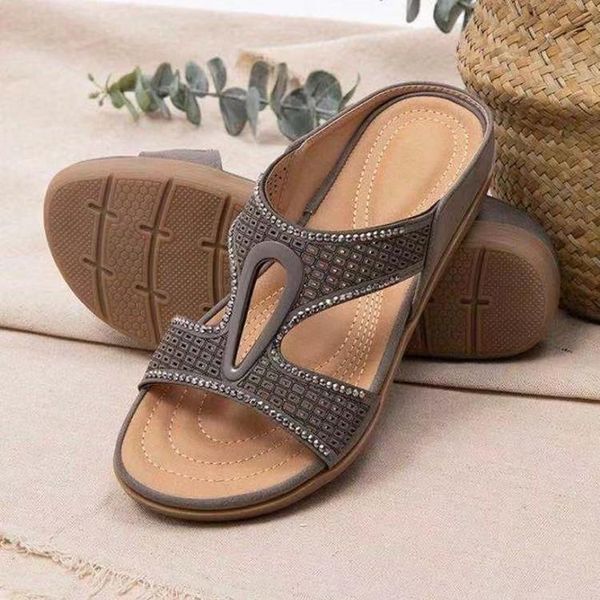 sandals rhinestone shoes for women retro flat female casual platform beach woman, Black
sandals rhinestone shoes for women retro flat female casual platform beach woman, Black