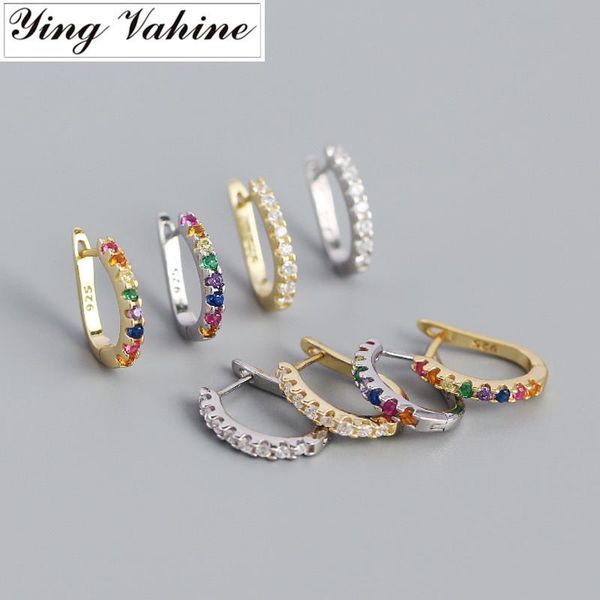 hoop & huggie ying vahine 100% 925 sterling silver multicolor and white zircon earrings for women jewelry, Golden;silver
hoop & huggie ying vahine 100% 925 sterling silver multicolor and white zircon earrings for women jewelry, Golden;silver