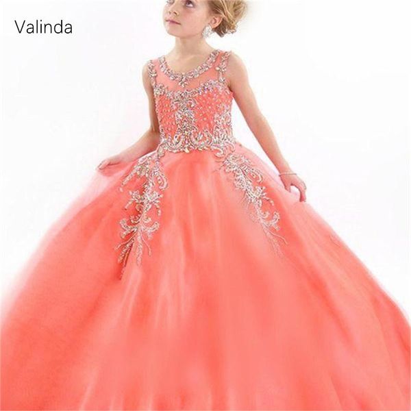 girl's dresses coral ball gown girl pageant with beads formal occasion gowns, Red;yellow
girl's dresses coral ball gown girl pageant with beads formal occasion gowns, Red;yellow