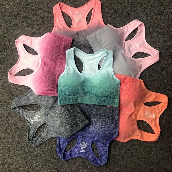 gym clothing sports bra seamless brassiere sport femme high supports fitness crop tank underwear stanik sportowy active wear, White;black
gym clothing sports bra seamless brassiere sport femme high supports fitness crop tank underwear stanik sportowy active wear, White;black