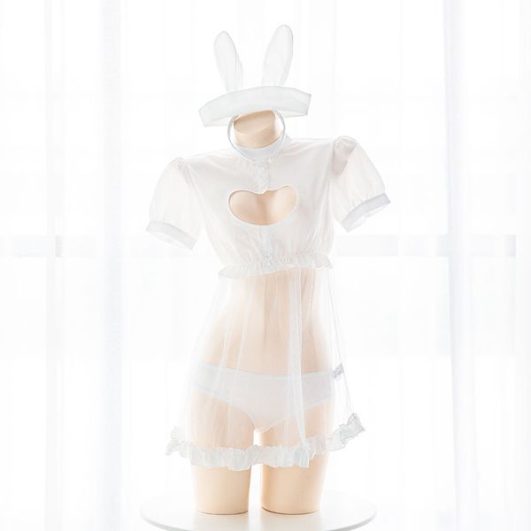 cute japanese heart hollow out underwear sexyy costumes perspective dress with rabbit ear bunny costume sexyy lingerie black&white, Red;black
cute japanese heart hollow out underwear sexyy costumes perspective dress with rabbit ear bunny costume sexyy lingerie black&white, Red;black