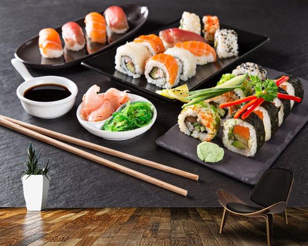 wallpapers papel de parede japanese seafood sushi and salmon food wallpaper,restaurant kitchen mural wall papers home decor
wallpapers papel de parede japanese seafood sushi and salmon food wallpaper,restaurant kitchen mural wall papers home decor