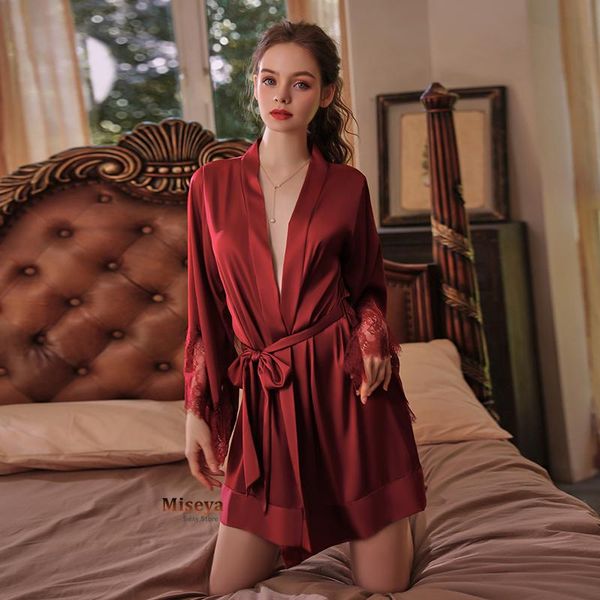 women's sleepwear bride bridesmaid wedding silk robes for women summer kimono yukata ladies nightgown pajama nightdress robe dropship, Black;red
women's sleepwear bride bridesmaid wedding silk robes for women summer kimono yukata ladies nightgown pajama nightdress robe dropship, Black;red