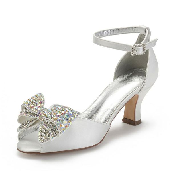dress shoes mid heels satin crystals wedding bridal women peep toe ankle buckle strap heeled beaded party sandals, Black
dress shoes mid heels satin crystals wedding bridal women peep toe ankle buckle strap heeled beaded party sandals, Black