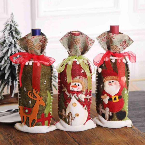 christmas decorations 19 country red wine set bottle decoration creative bag accessories
christmas decorations 19 country red wine set bottle decoration creative bag accessories
