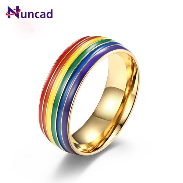 wedding rings rainbow flag gay titanium steel ring with 18k gold plated pull-on good quality, Slivery;golden
wedding rings rainbow flag gay titanium steel ring with 18k gold plated pull-on good quality, Slivery;golden