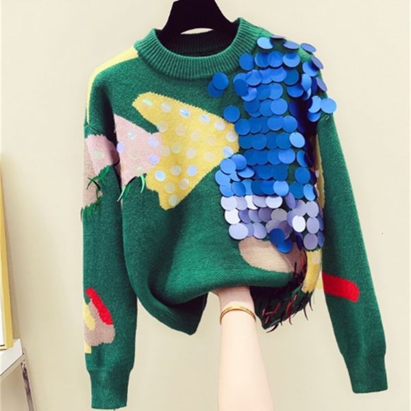 long-sleeve, sequined, hand-crafted lungs 2021 winter lady outwear clipped jumper u4vo, White;black
long-sleeve, sequined, hand-crafted lungs 2021 winter lady outwear clipped jumper u4vo, White;black
